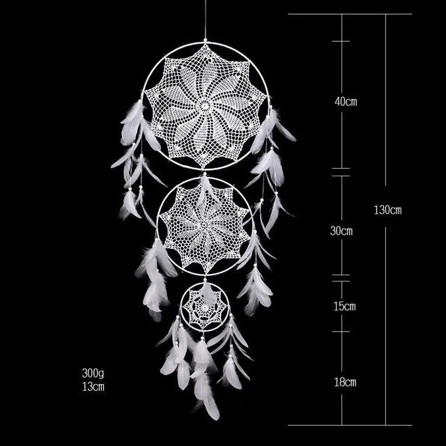 LED Dream Catcher with Lights - Handcrafted Boho Wall Decor - Bedroom & Meditation Space | Buddhive