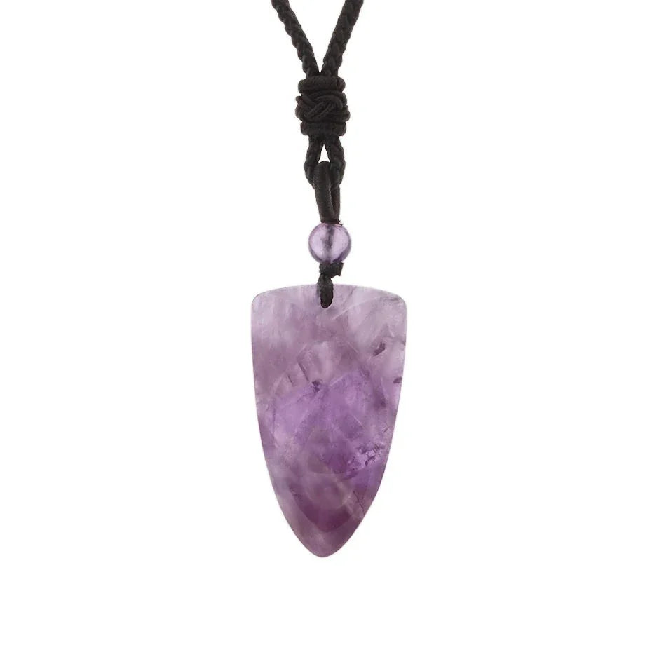 Natural Stone Necklace with Nautical Knot - Buddhist Gemstone Jewelry for Men & Women | Buddhive