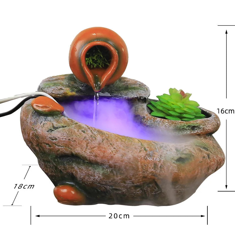 Zen Relaxation Fountain Resin Buddha Water Feature for Meditation & Home Decor | Buddhive