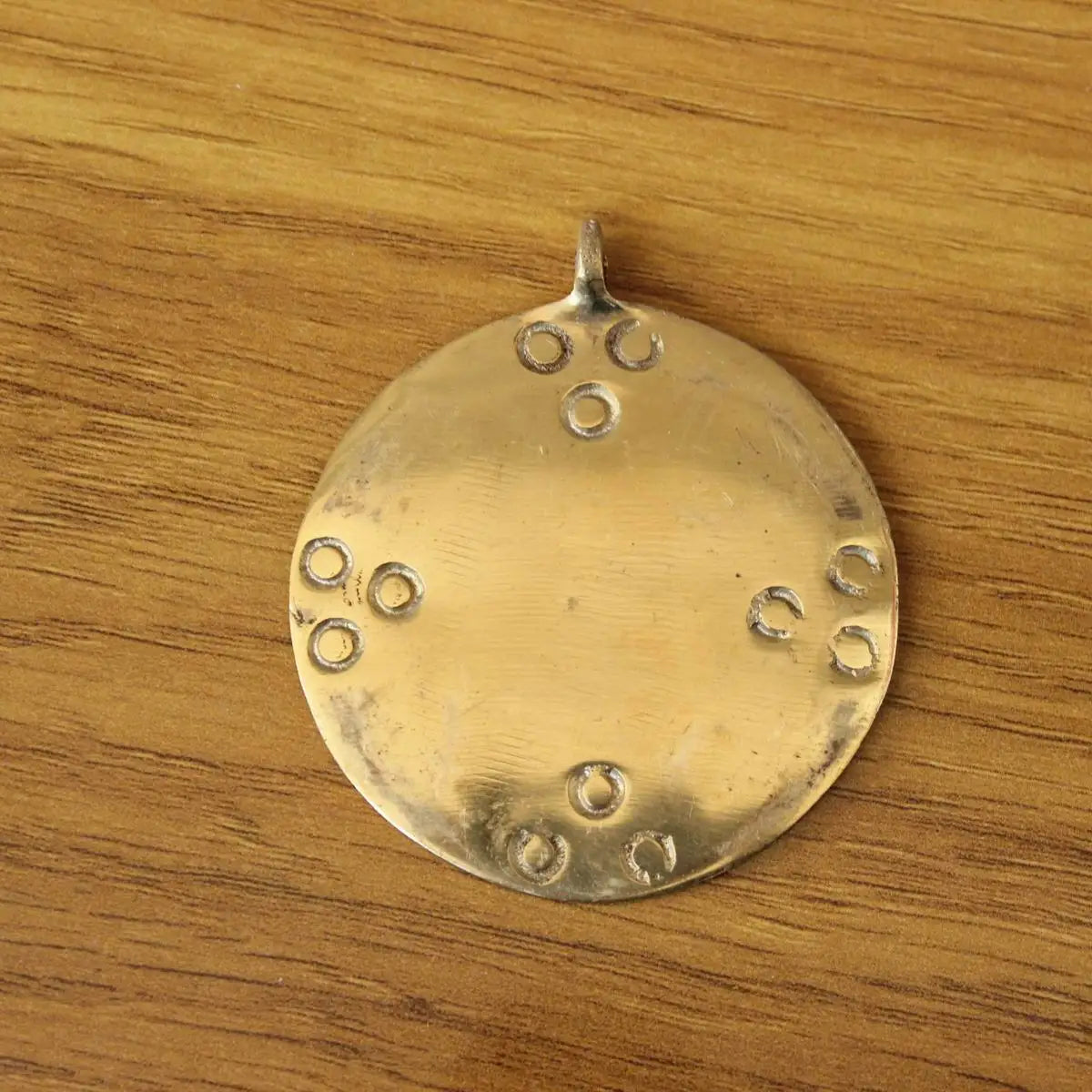 Tibetan Brass Amulet - Handcrafted Buddhist Protection Charm - Authentic Sacred Jewelry | Buddhive
