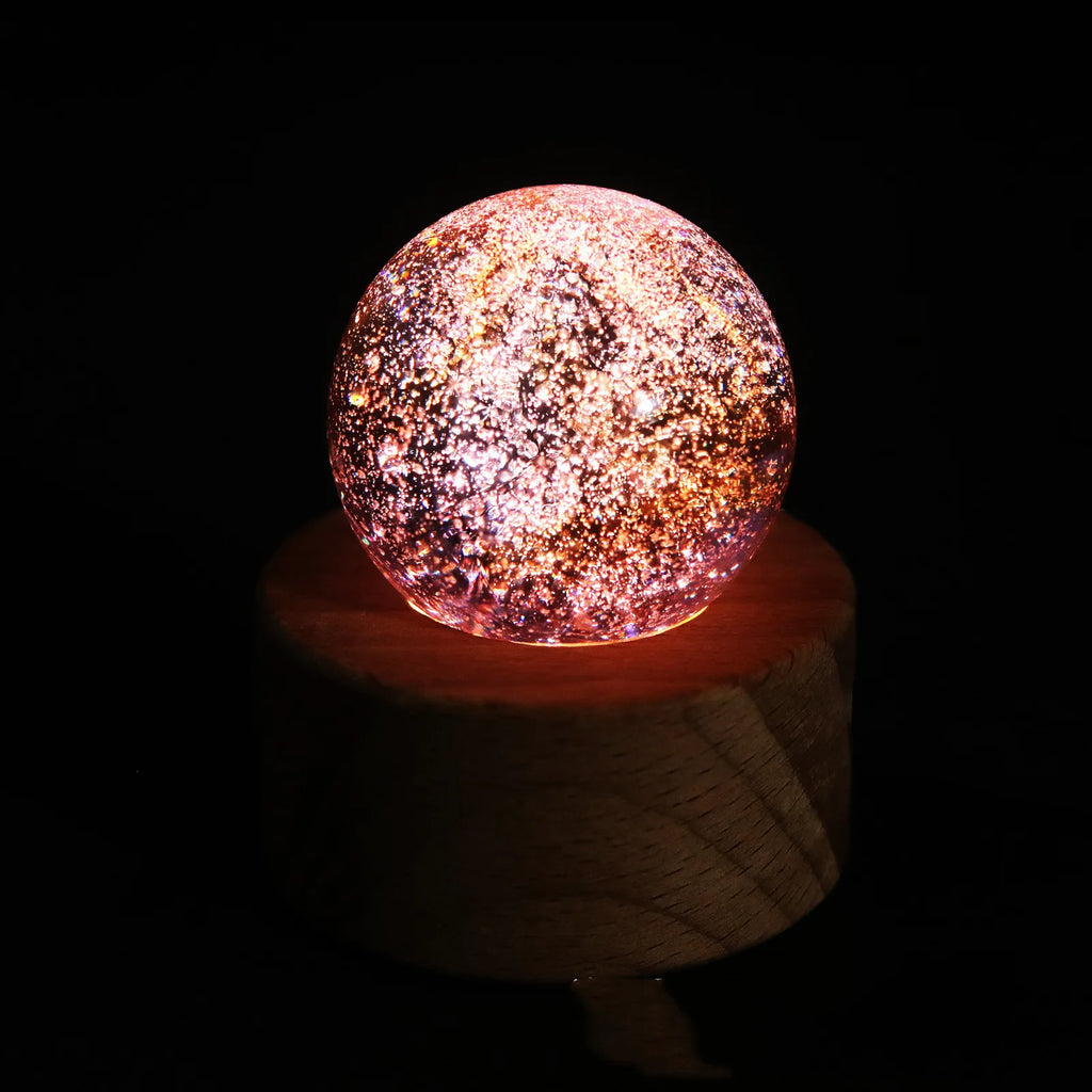 7 Chakra LED Crystal Ball Lamp - Color Changing Meditation Light for Spiritual Decor | Buddhive
