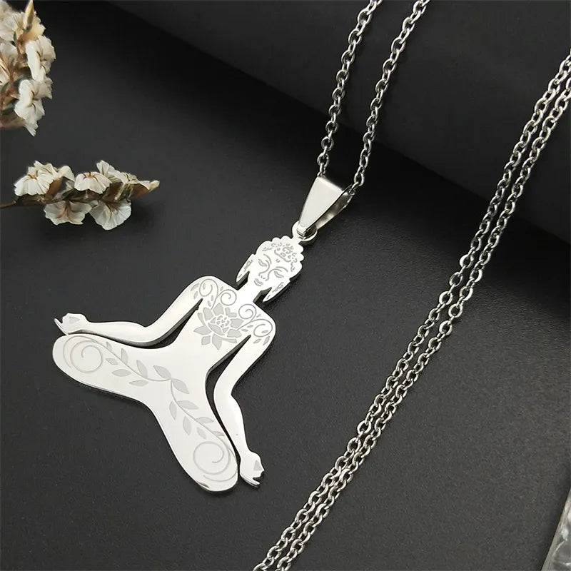 Buddha Pendant Stainless Steel - Protection & Serenity Necklace for Meditation | Buddhive