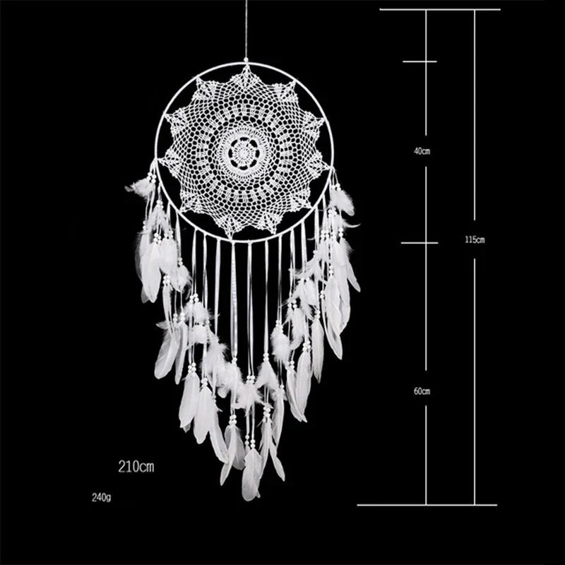 LED Dream Catcher with Lights - Handcrafted Boho Wall Decor - Bedroom & Meditation Space | Buddhive