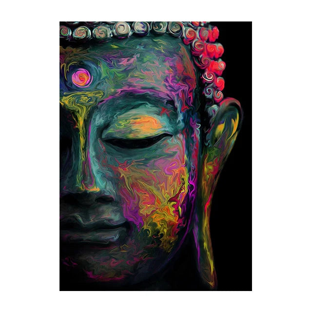 Buddha Poster Wall Art - Zen Meditation Canvas Print - Spiritual Home Decor | Buddhive