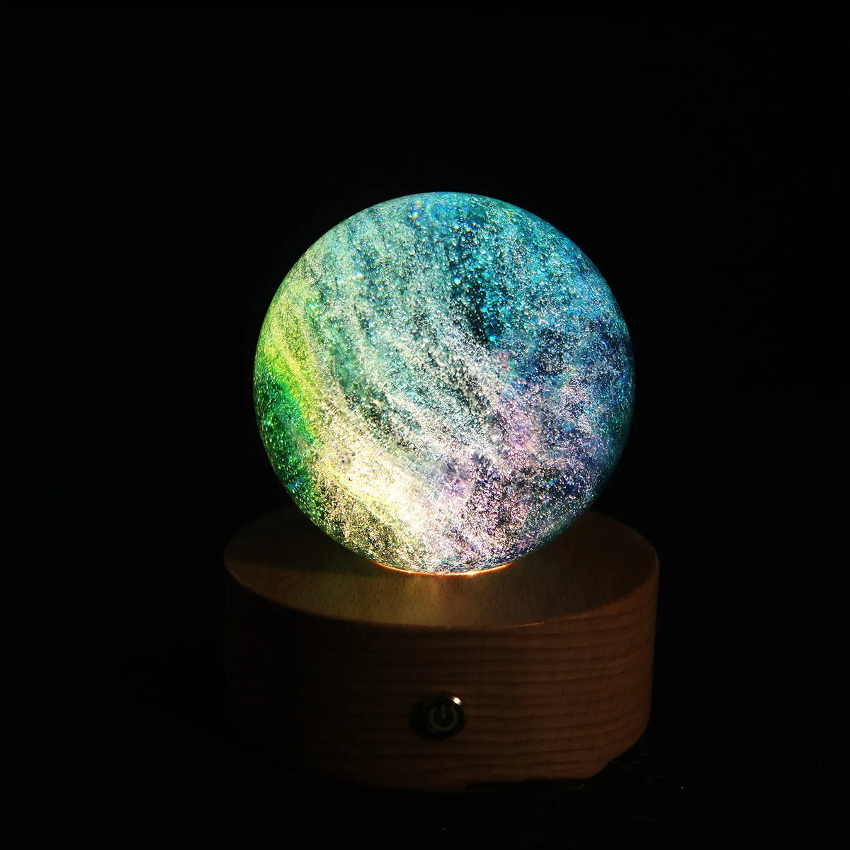 7 Chakra LED Crystal Ball Lamp - Color Changing Meditation Light for Spiritual Decor | Buddhive