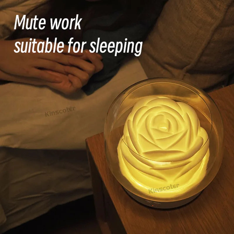 Lotus Flower Humidifier Essential Oil Diffuser - 1L Ultrasonic Aromatherapy Mist | Buddhive