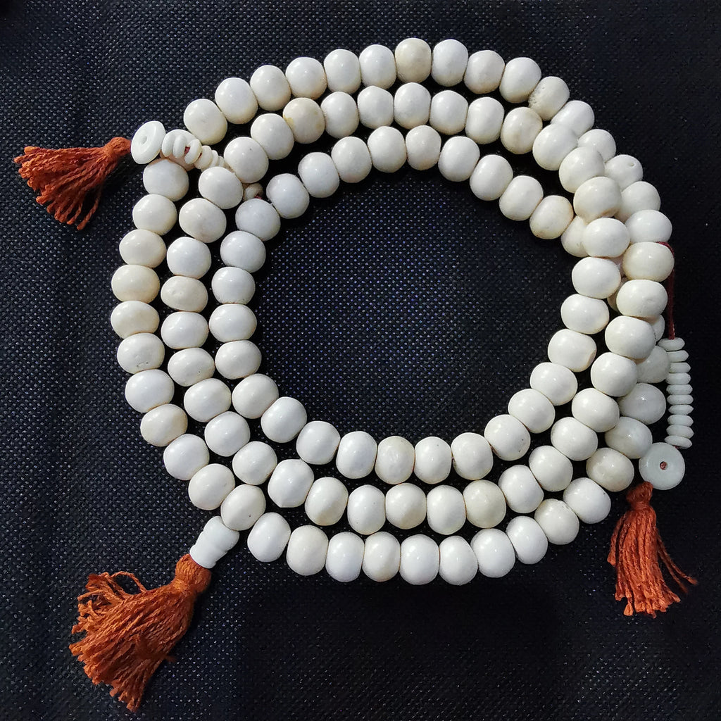 Tibetan Mala Beads 108 Yak Bone - Authentic Prayer Necklace for Meditation | Buddhive