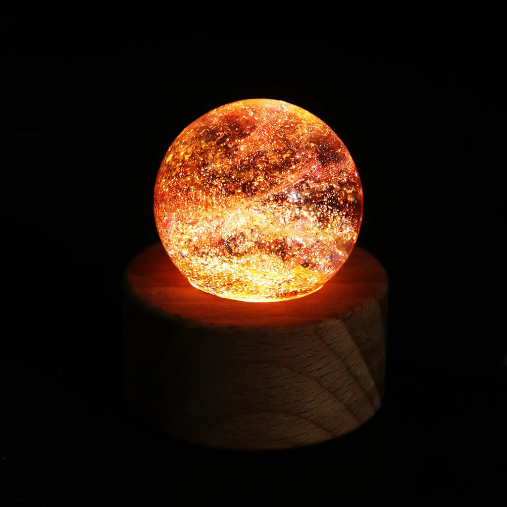 7 Chakra LED Crystal Ball Lamp - Color Changing Meditation Light for Spiritual Decor | Buddhive