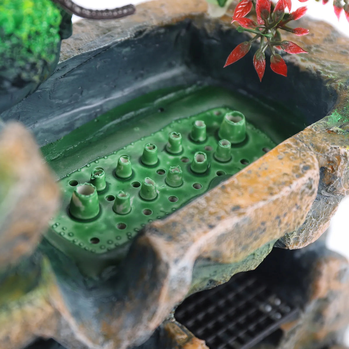 Zen Water Fountain Indoor LED Tabletop - Paradise Corner Relaxation Decor | Buddhive