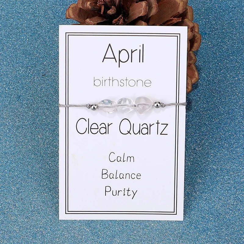 Birthstone Bracelet Natural Gemstone - Personalized by Birth Month | Buddhive