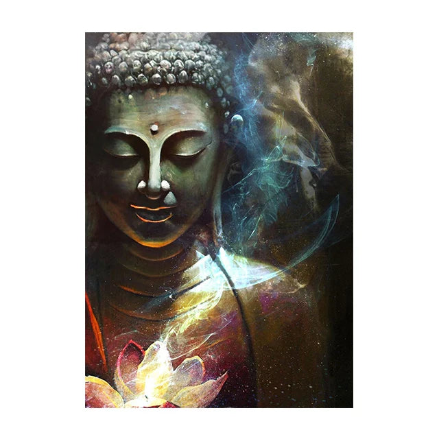Buddha Poster Wall Art - Zen Meditation Canvas Print - Spiritual Home Decor | Buddhive