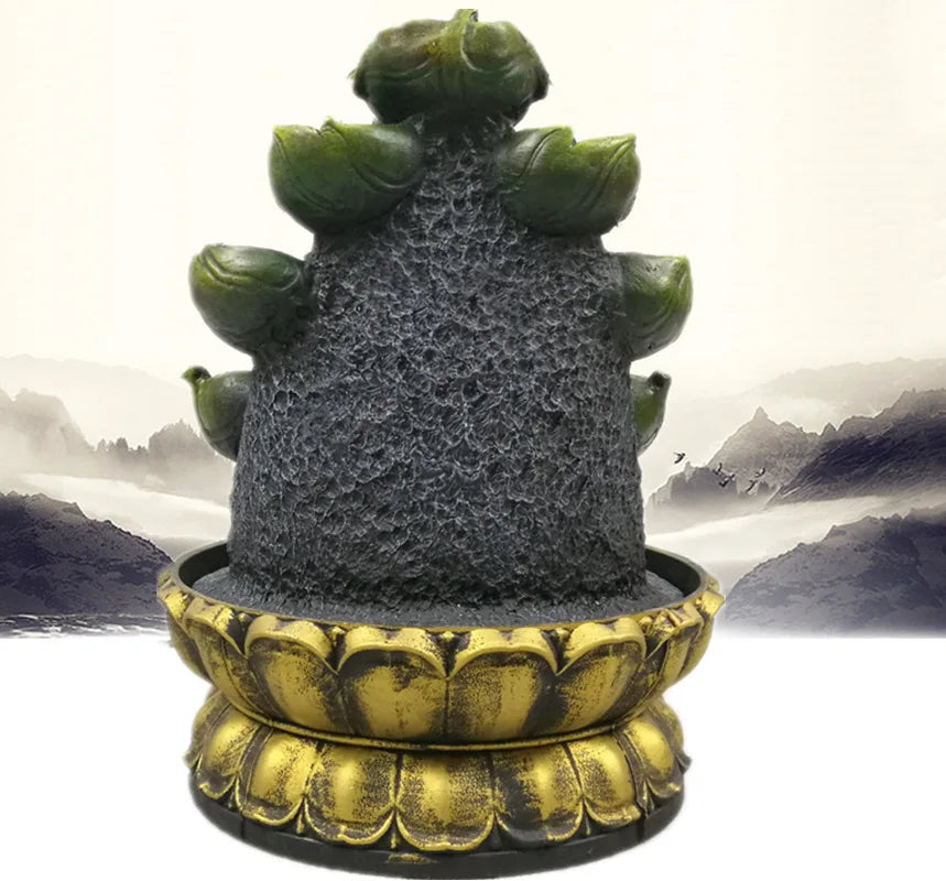 Buddha Fountain Zen Water Fountain - Large Resin Buddha Decor for Home & Garden | Buddhive