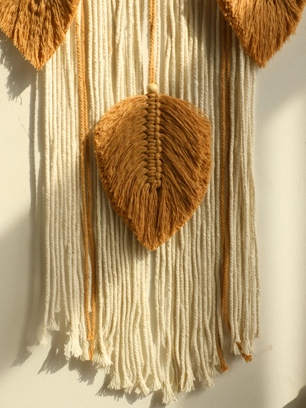 Macrame Dreamcatcher Lotus Wall Hanging - Handwoven Bohemian Buddhist Decor | Buddhive