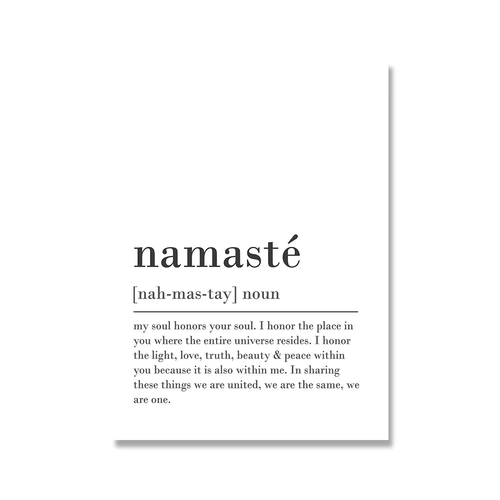 Buddha Namaste Poster - Zen Wall Art Print for Meditation Room & Home Decor | Buddhive