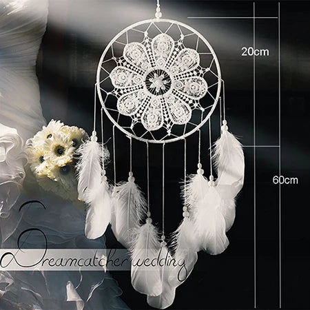 LED Dream Catcher with Lights - Handcrafted Boho Wall Decor - Bedroom & Meditation Space | Buddhive