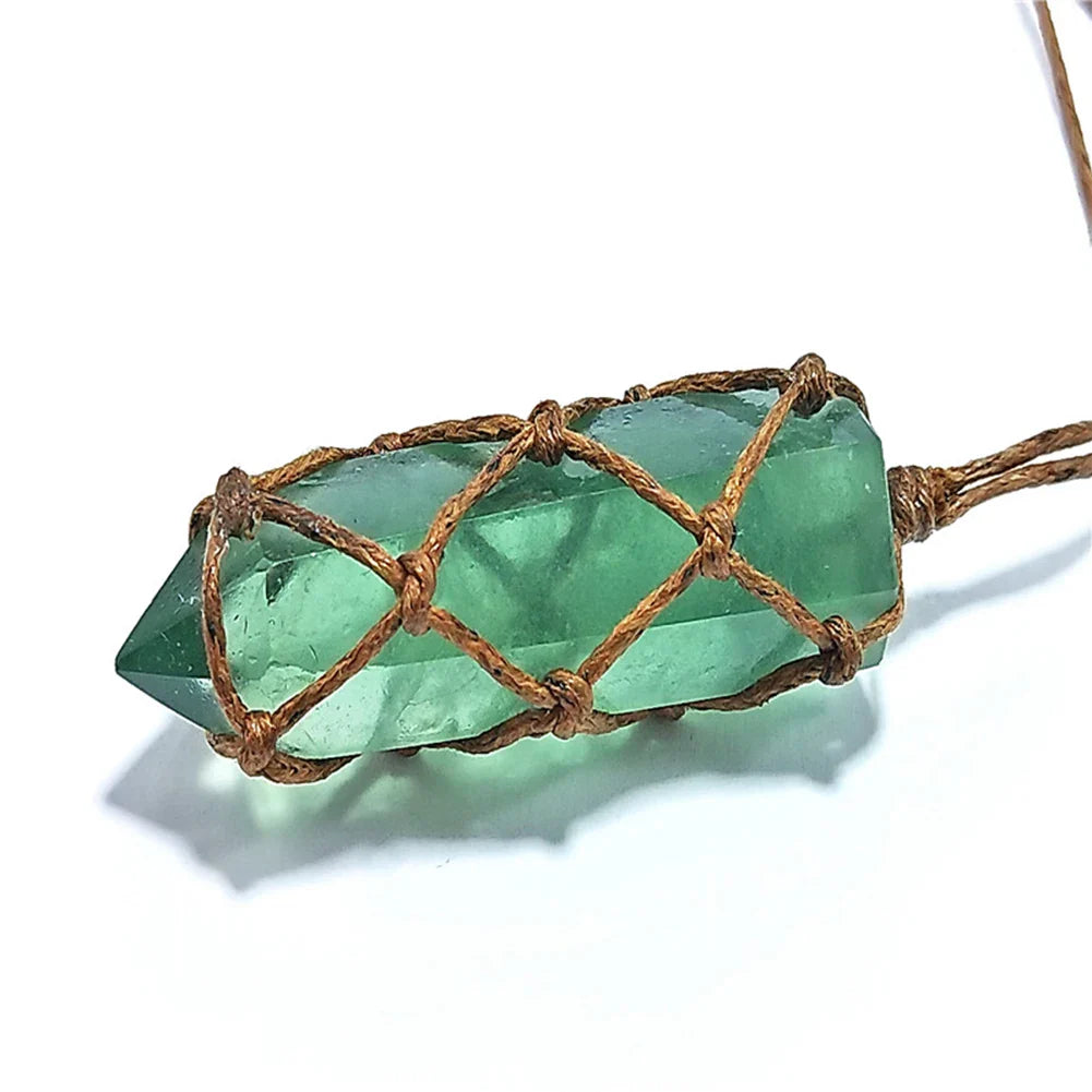 Emerald Natural Stone Necklace - Authentic Gemstone Buddhist Jewelry for Healing & Energy | Buddhive