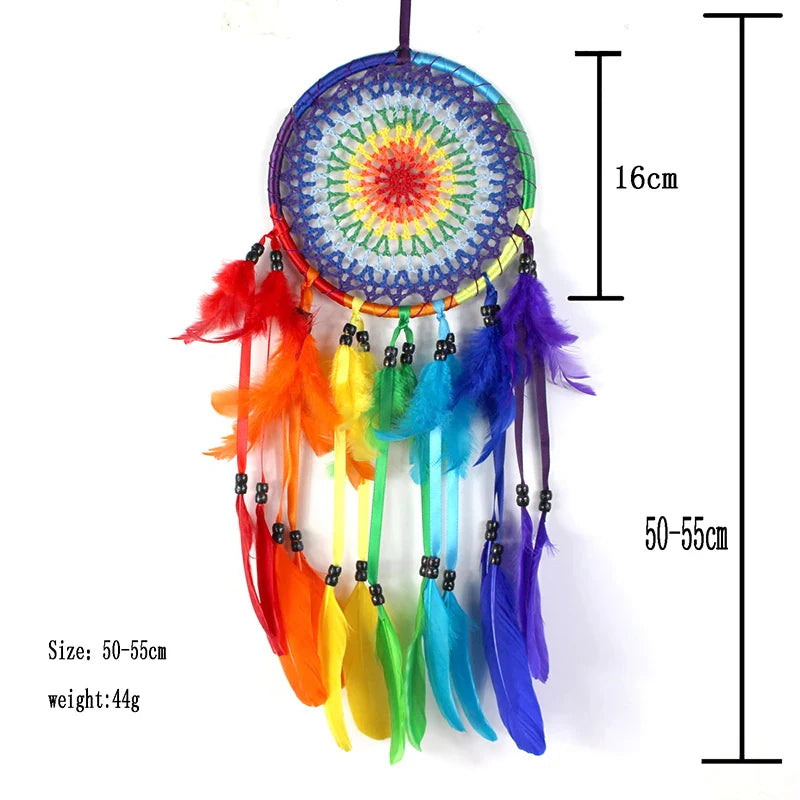 Chakra Dreamcatcher Wall Hanging - 7 Chakra Spiritual Decor - Handmade Design | Buddhive
