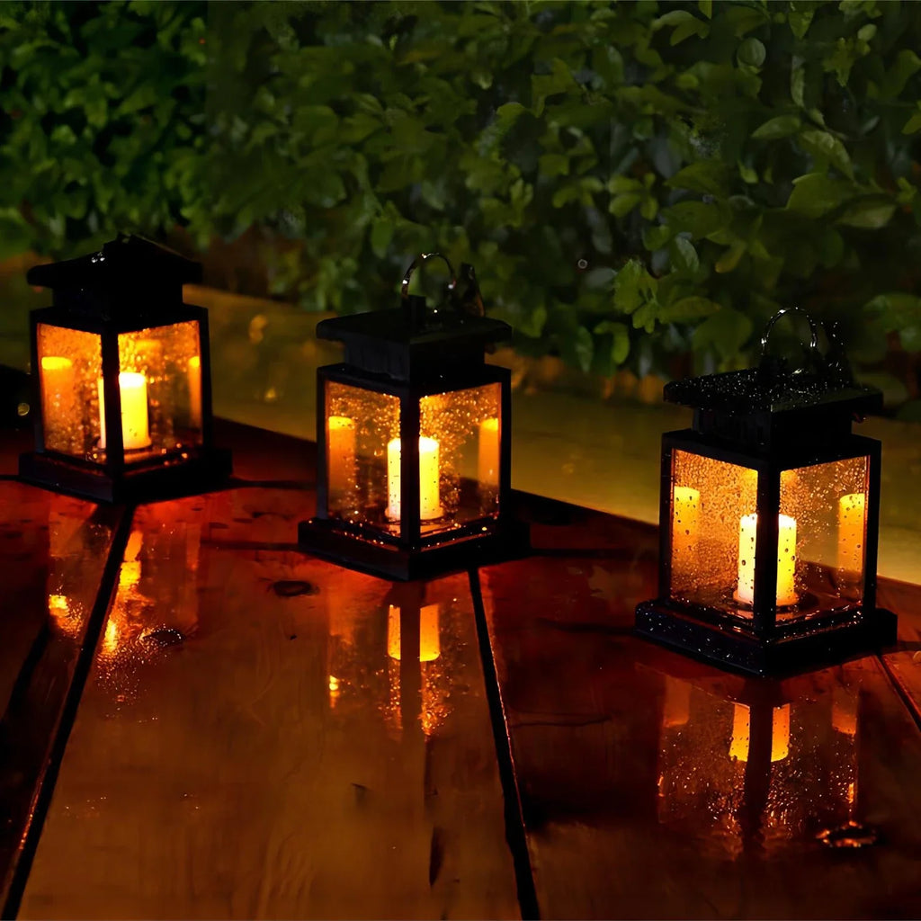 Japanese Temple Lantern Solar LED Outdoor Garden Light - Weather Resistant Zen Decor | Buddhive