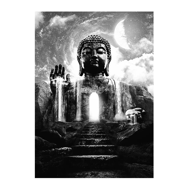 Buddha Poster Wall Art - Zen Meditation Canvas Print - Spiritual Home Decor | Buddhive