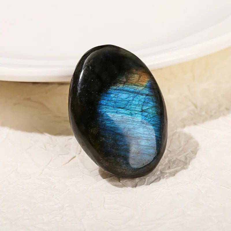Labradorite Necklace Braided Natural Stone - Unisex Buddhist Jewelry | Buddhive