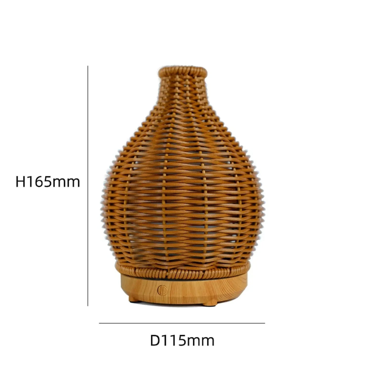 Essential Oil Diffuser Rustic Wood - Aromatherapy Ultrasonic Humidifier for Meditation | Buddhive