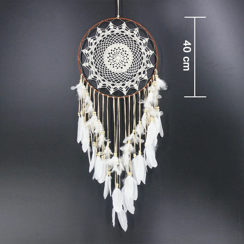 LED Dream Catcher with Lights - Handcrafted Boho Wall Decor - Bedroom & Meditation Space | Buddhive