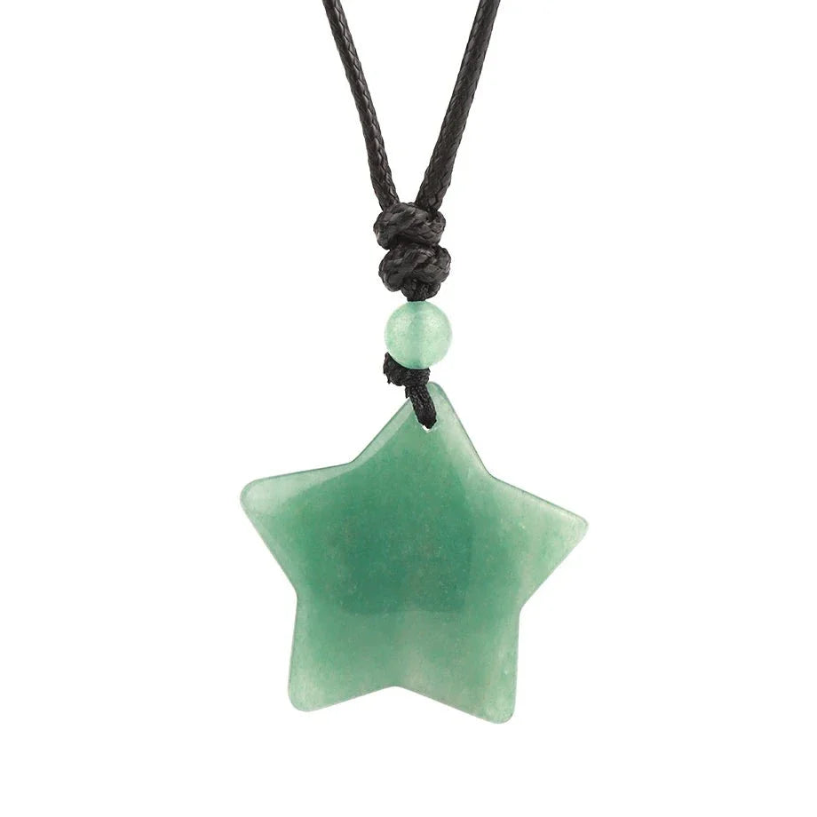 Tiger's Eye Necklace Star Pendant - Natural Gemstone Buddhist Jewelry | Buddhive
