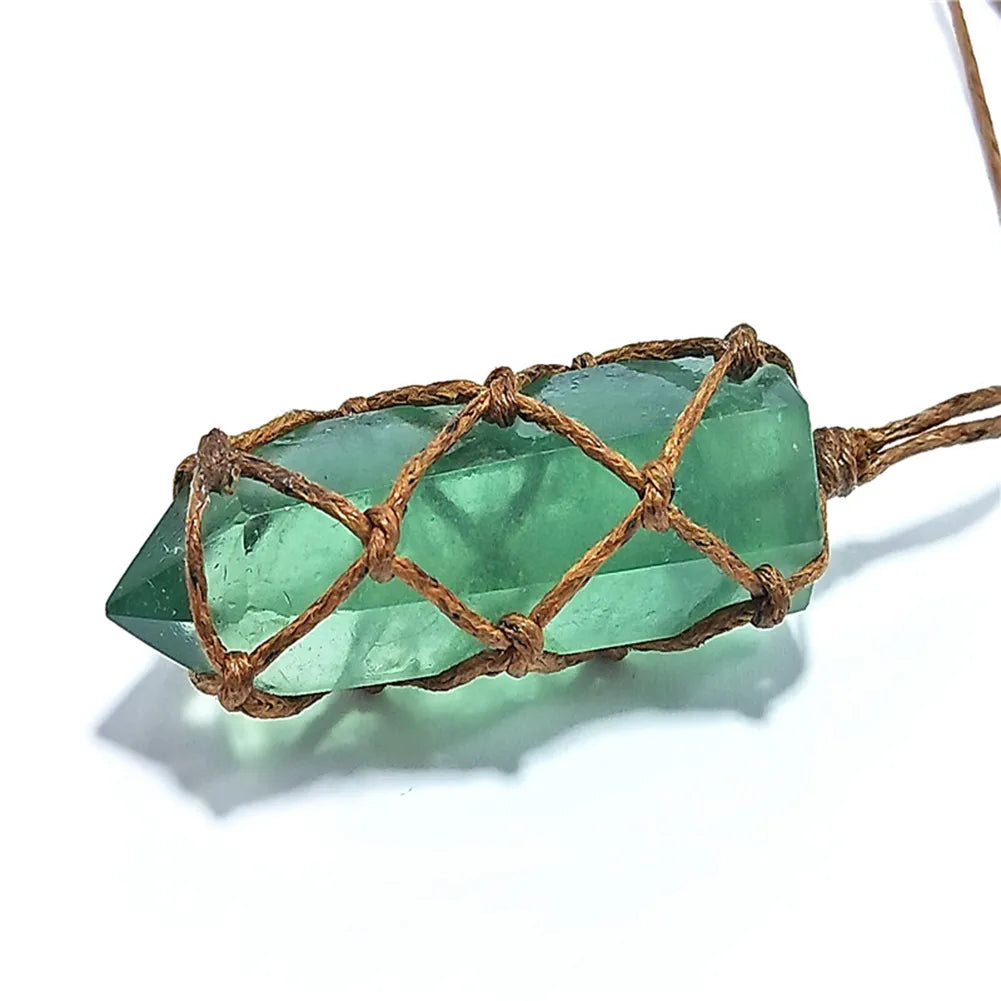 Emerald Natural Stone Necklace - Authentic Gemstone Buddhist Jewelry for Healing & Energy | Buddhive