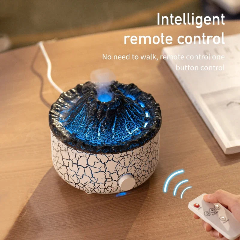 Essential Oil Diffuser Volcano Design - Ultrasonic Aromatherapy Humidifier 560ml | Buddhive