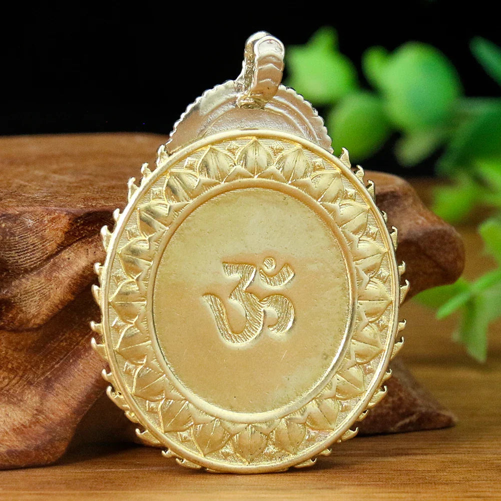 Ganesh Copper Amulet - Buddhist Protection Charm - Hindu Elephant God Pendant | Buddhive