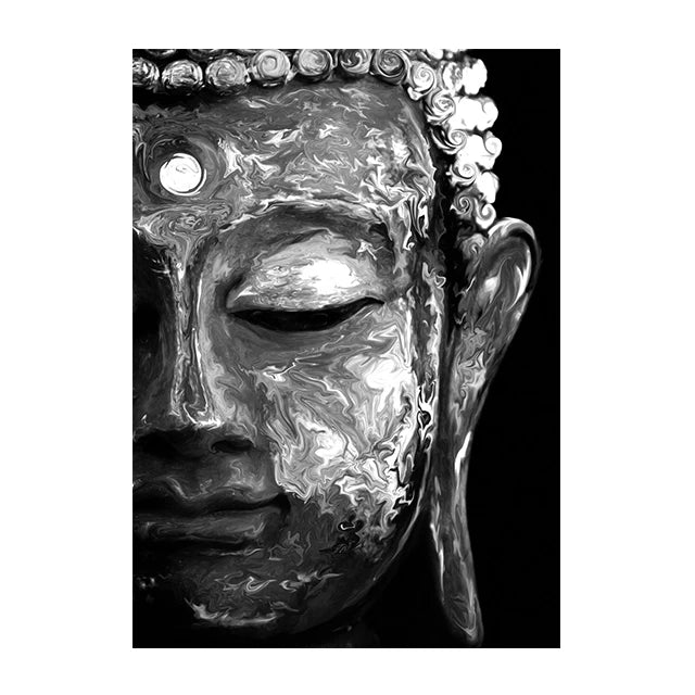 Buddha Poster Wall Art - Zen Meditation Canvas Print - Spiritual Home Decor | Buddhive