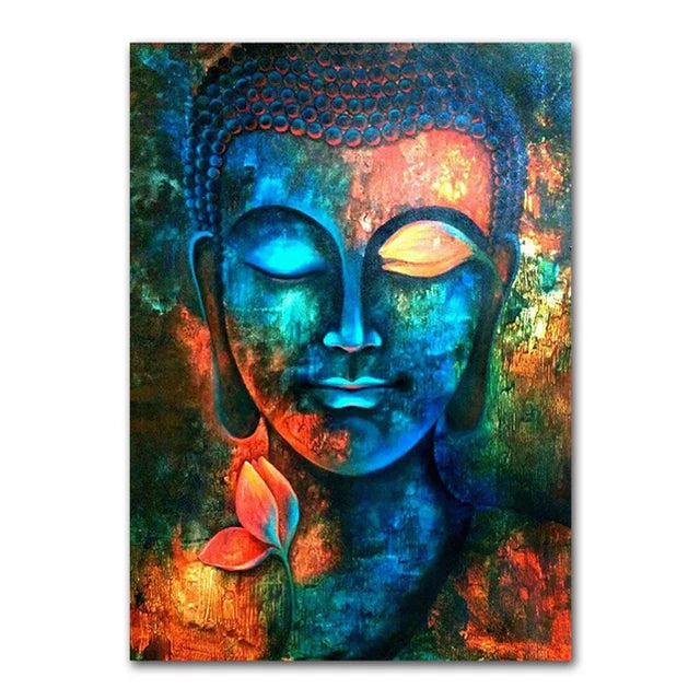 Buddha Poster Wall Art - Zen Meditation Canvas Print - Spiritual Home Decor | Buddhive