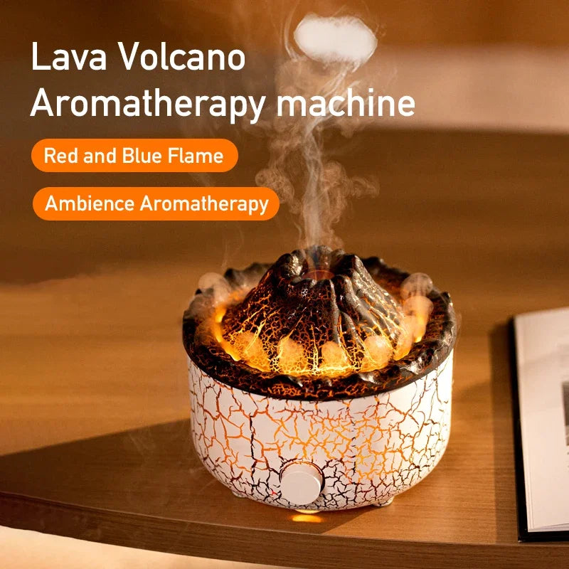 Essential Oil Diffuser Volcano Design - Ultrasonic Aromatherapy Humidifier 560ml | Buddhive