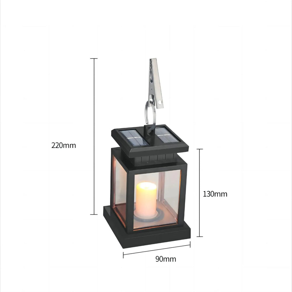 Japanese Temple Lantern Solar LED Outdoor Garden Light - Weather Resistant Zen Decor | Buddhive