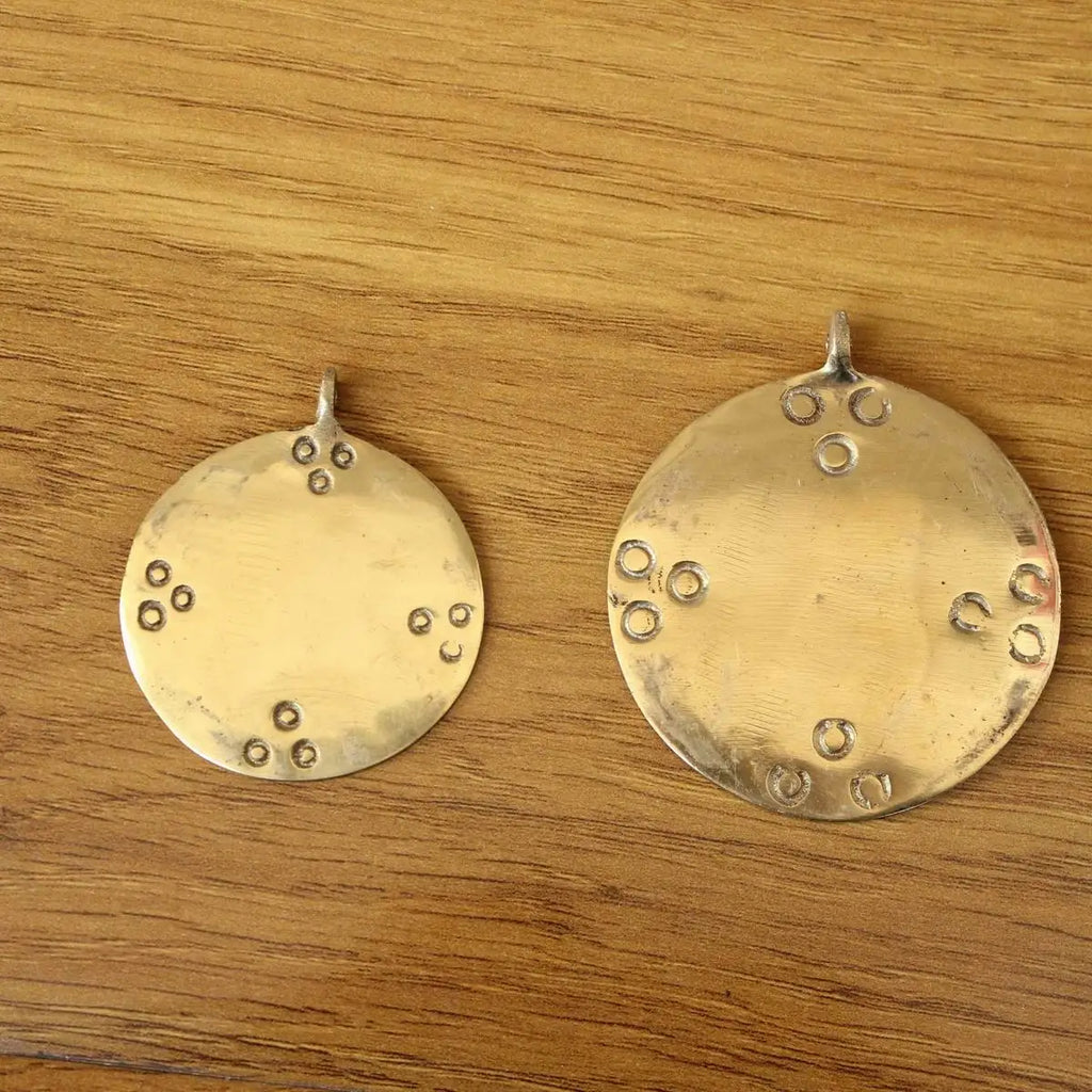 Tibetan Brass Amulet - Handcrafted Buddhist Protection Charm - Authentic Sacred Jewelry | Buddhive