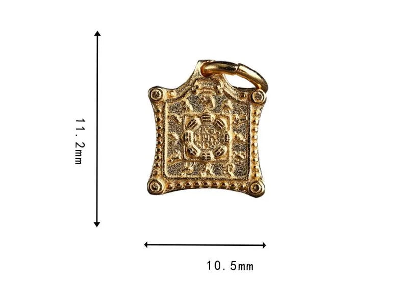 Tibetan Buddhist Amulet Charm - 925 Sterling Silver Protection Pendant | Buddhive