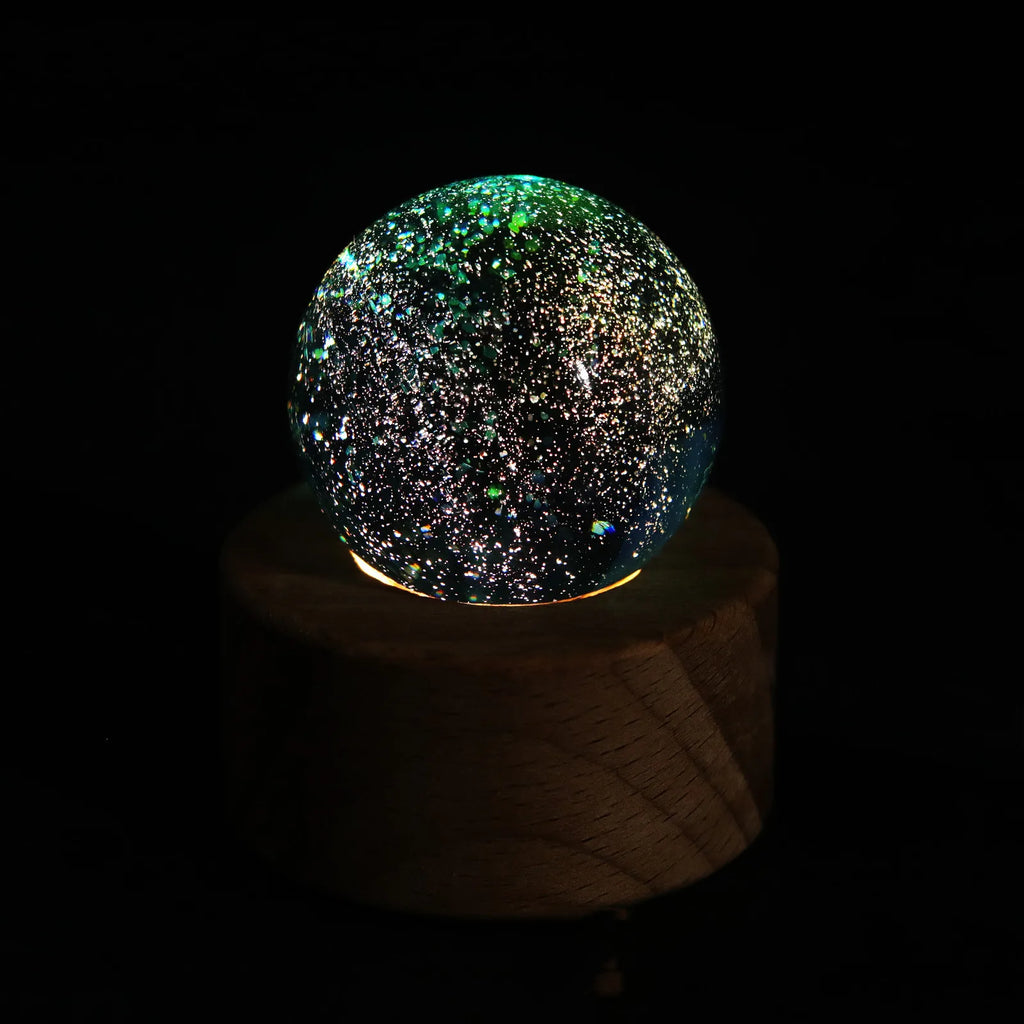 7 Chakra LED Crystal Ball Lamp - Color Changing Meditation Light for Spiritual Decor | Buddhive