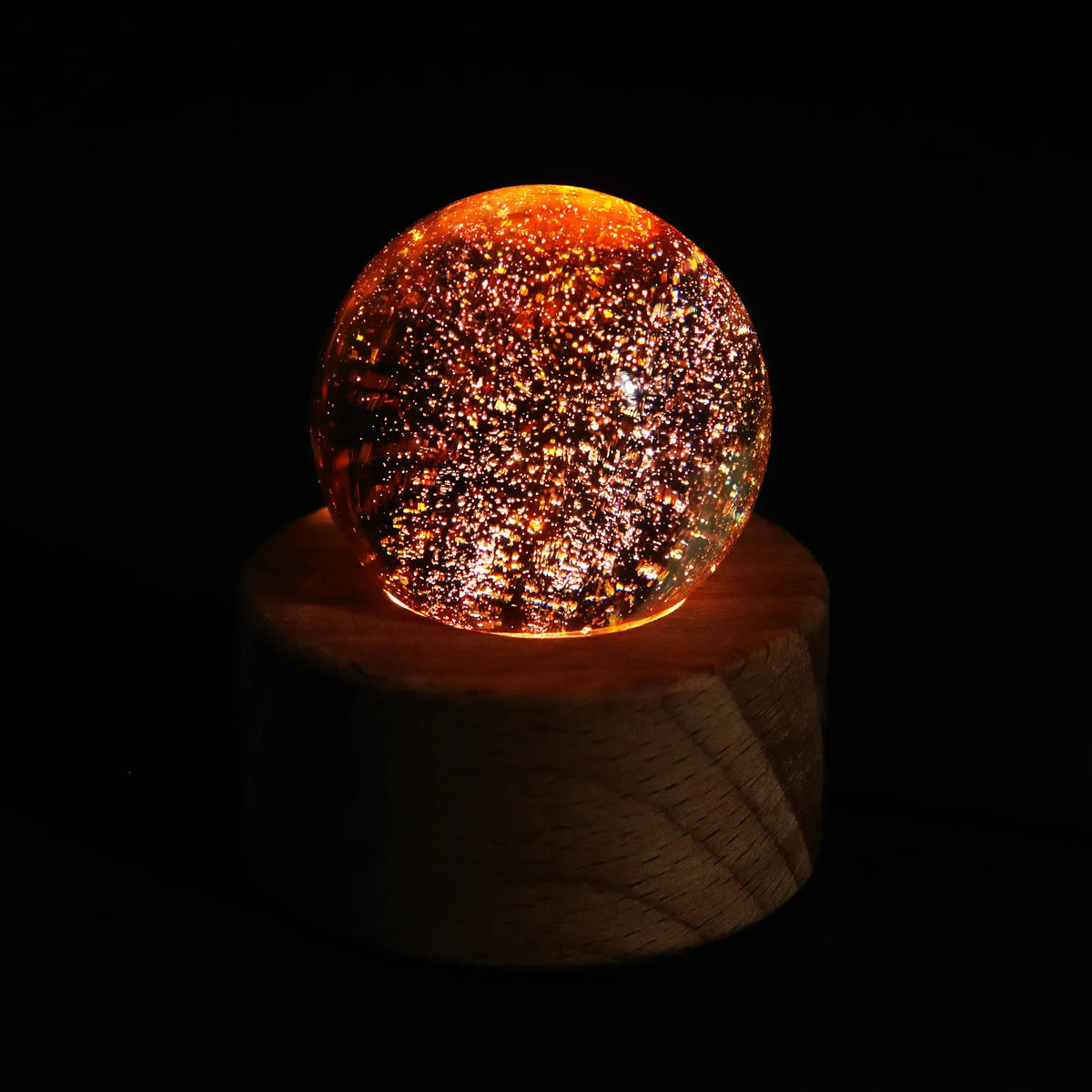7 Chakra LED Crystal Ball Lamp - Color Changing Meditation Light for Spiritual Decor | Buddhive