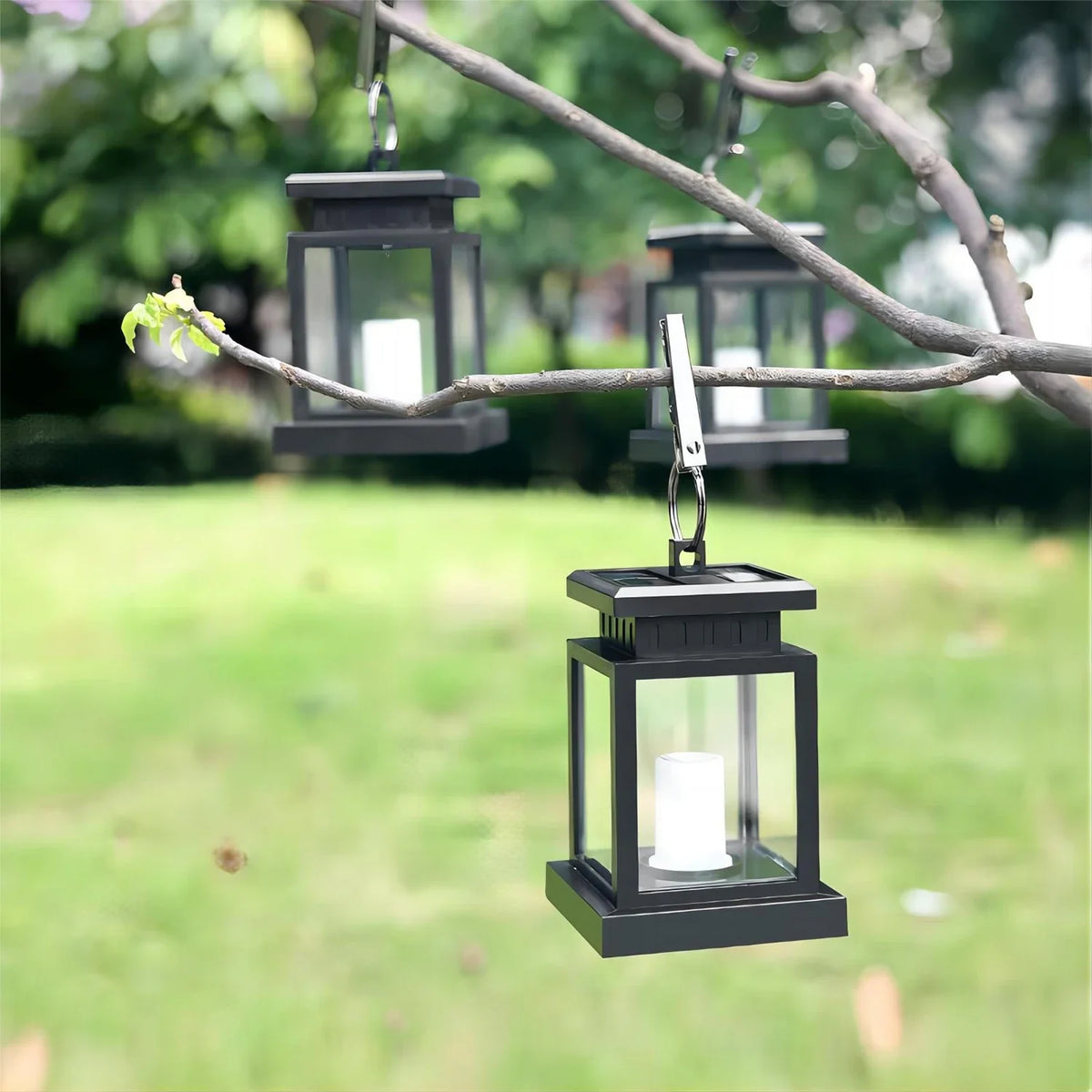 Japanese Temple Lantern Solar LED Outdoor Garden Light - Weather Resistant Zen Decor | Buddhive