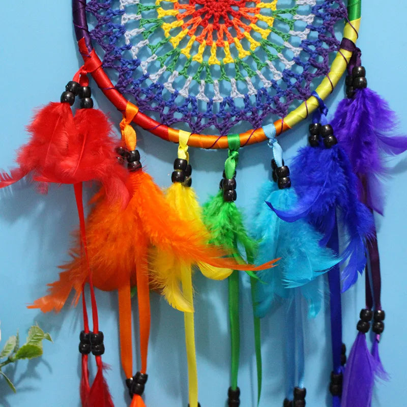 Chakra Dreamcatcher Wall Hanging - 7 Chakra Spiritual Decor - Handmade Design | Buddhive