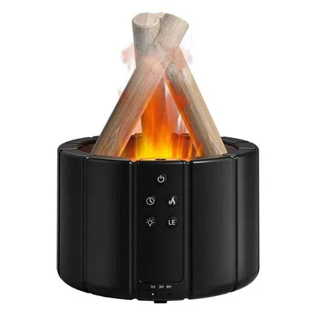 Essential Oil Diffuser Peaceful Fire 280ml Aromatherapy Ultrasonic Mist | Buddhive