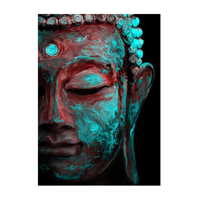 Buddha Poster Wall Art - Zen Meditation Canvas Print - Spiritual Home Decor | Buddhive