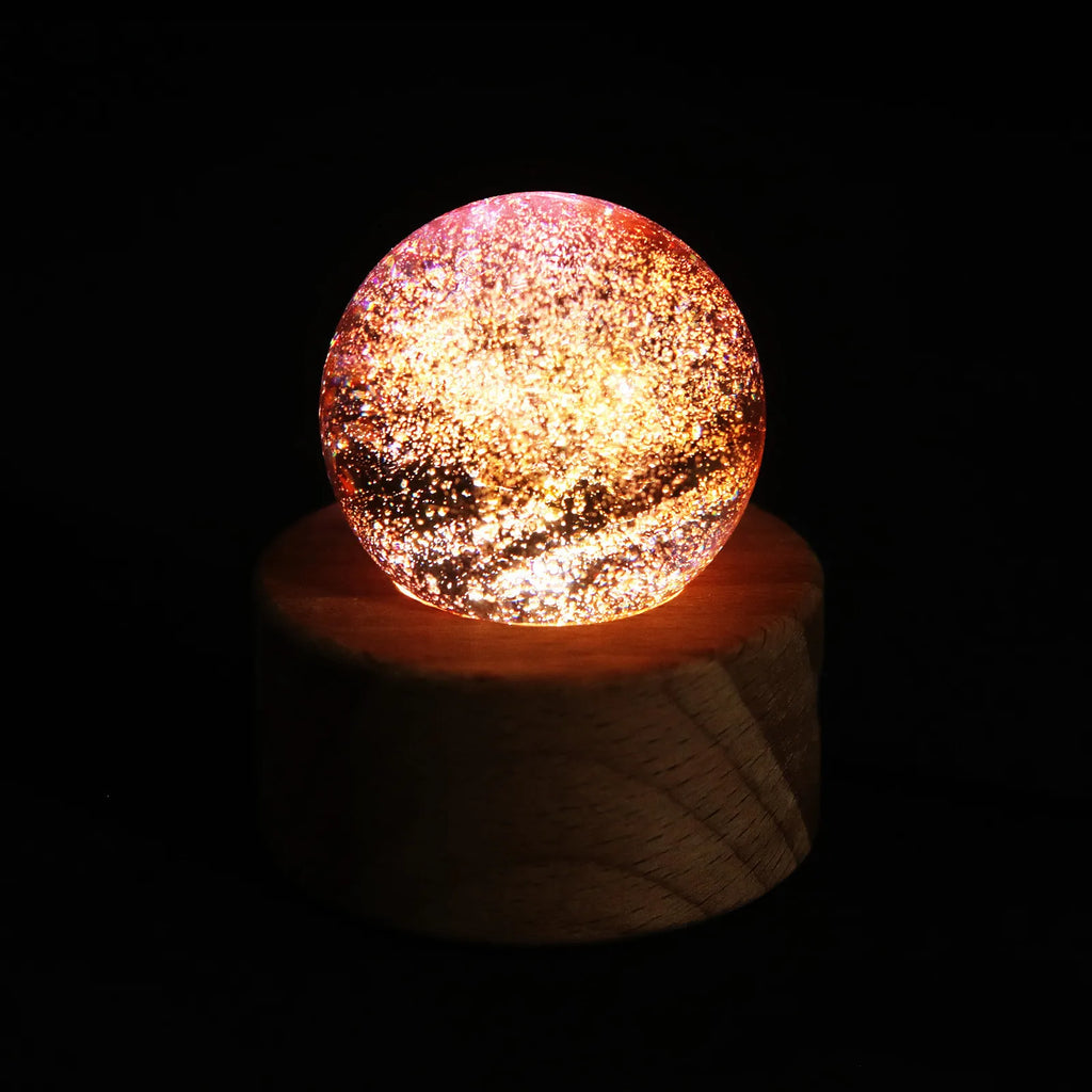7 Chakra LED Crystal Ball Lamp - Color Changing Meditation Light for Spiritual Decor | Buddhive