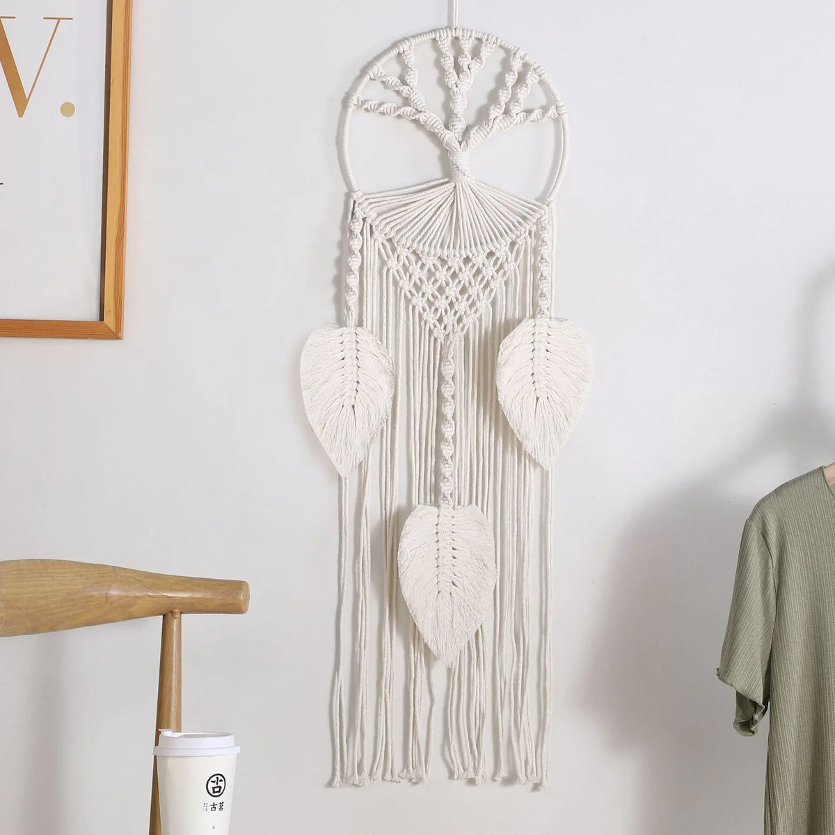 Tree of Life Dreamcatcher Macrame Wall Hanging - Handwoven Boho Decor | Buddhive