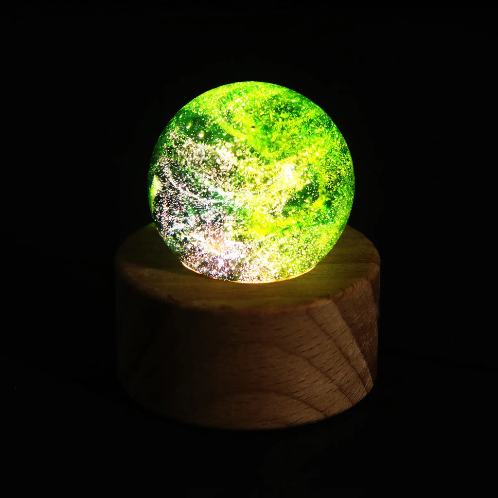 7 Chakra LED Crystal Ball Lamp - Color Changing Meditation Light for Spiritual Decor | Buddhive