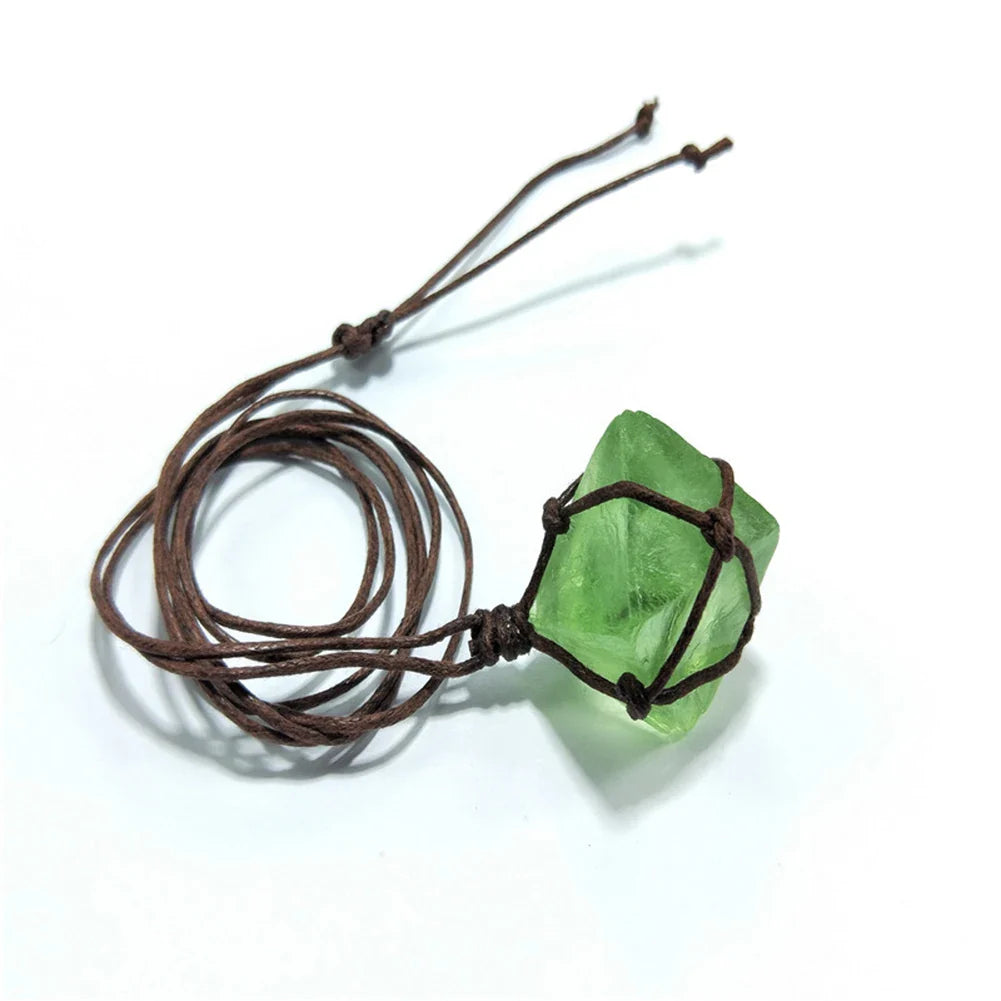 Emerald Natural Stone Necklace - Authentic Gemstone Buddhist Jewelry for Healing & Energy | Buddhive