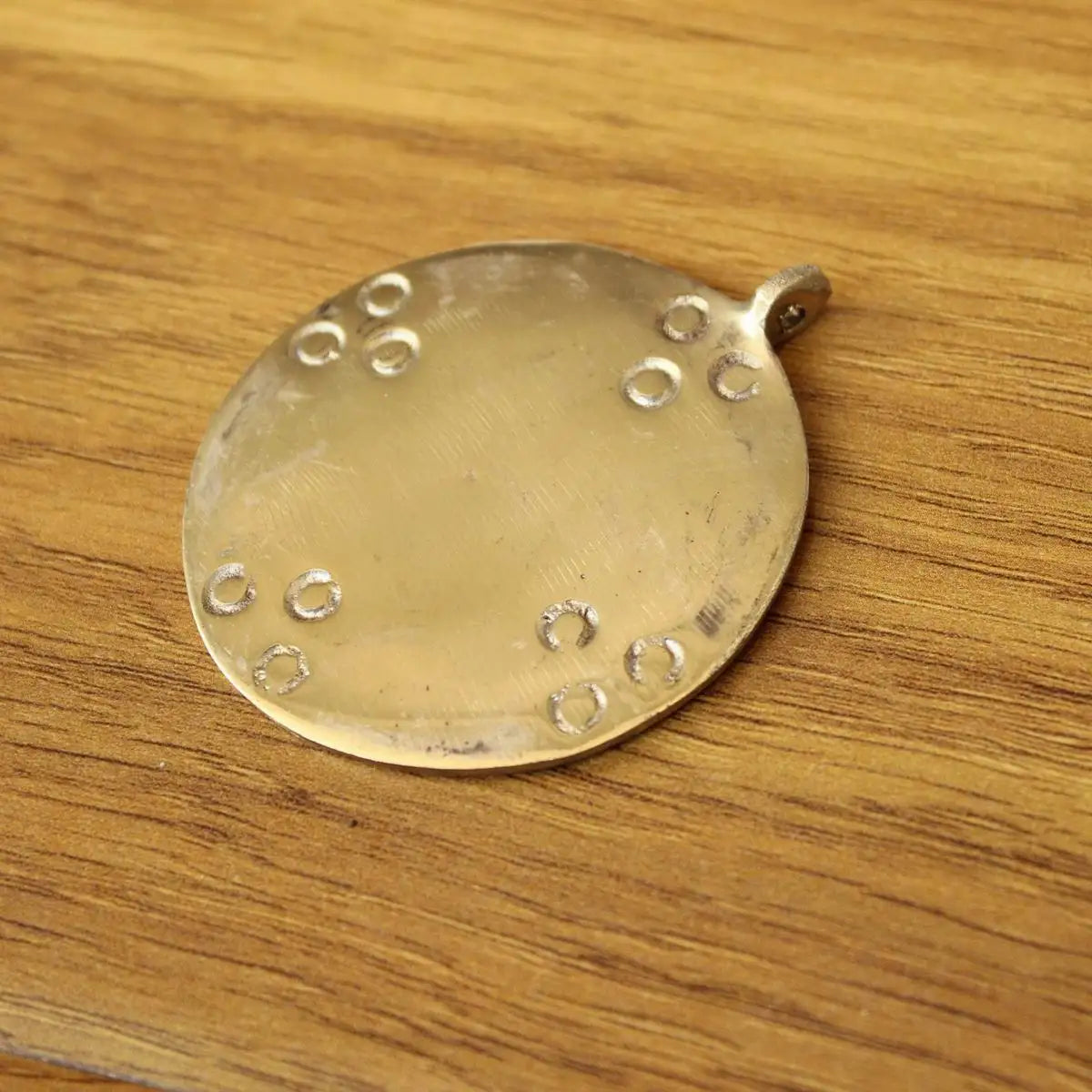 Tibetan Brass Amulet - Handcrafted Buddhist Protection Charm - Authentic Sacred Jewelry | Buddhive