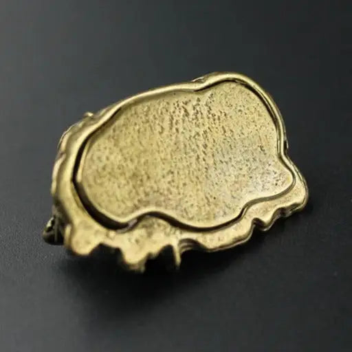 Laughing Buddha Amulet Keychain Pendant - Pure Copper Buddhist Charm for Good Luck | Buddhive