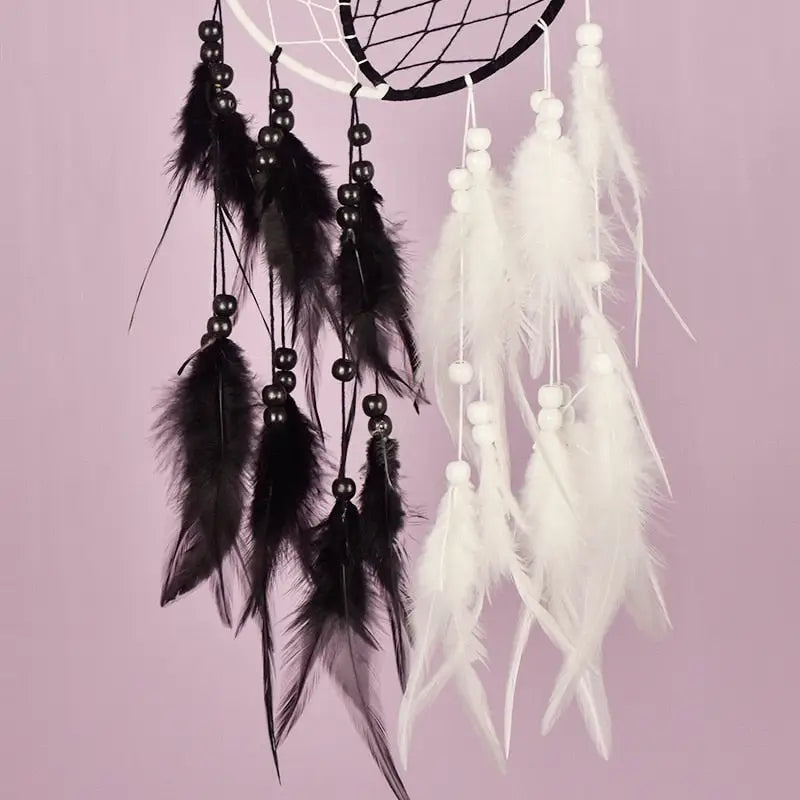 Yin Yang Dream Catcher Wall Hanging - Taiji Symbol Balance & Harmony Decor | Buddhive