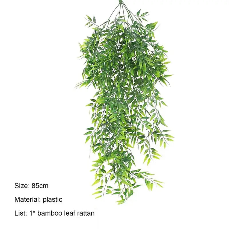 Hanging Artificial Bamboo Plant - 33 Inch Realistic Zen Decor for Home & Meditation Space | Buddhive